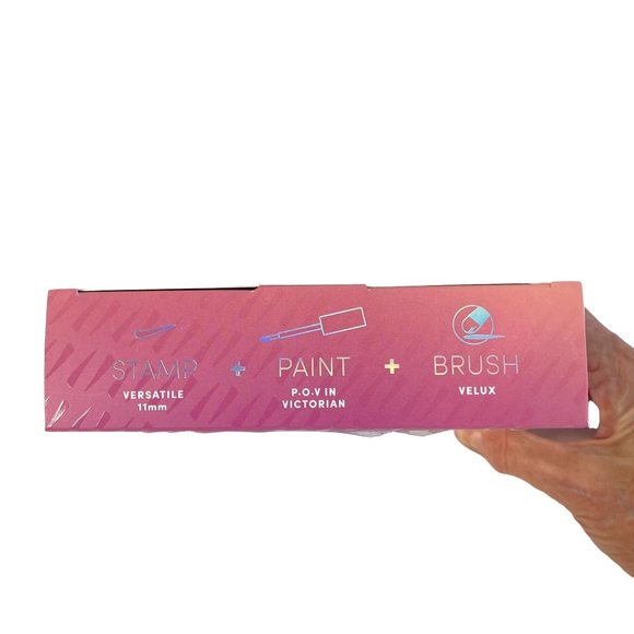 Vamp Stamp Vignette III Conquer The Cut Crease Beyond Basic Metallic Glitter - Picture 11 of 11